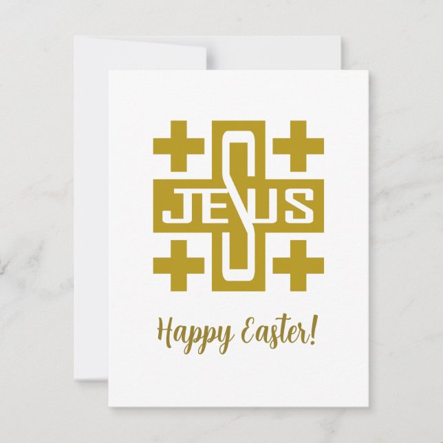 Jesus' Cross Holiday Card (Front)