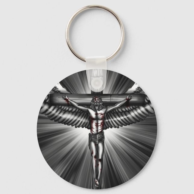 Jesus Cross Key Ring (Front)