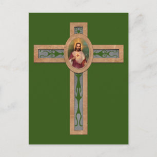 Jesus cross postcard