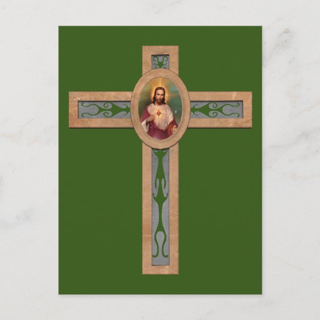 Jesus cross postcard (Front)