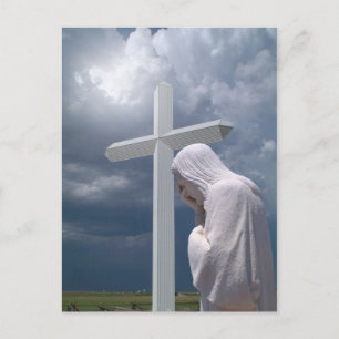 Jesus & Cross Postcard