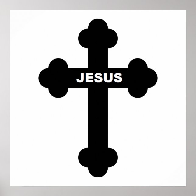 JESUS CROSS POSTER (Front)