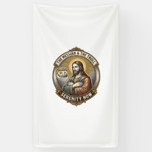 Jesus Crossing Arms Internet Troll Face Emoji Humo Banner