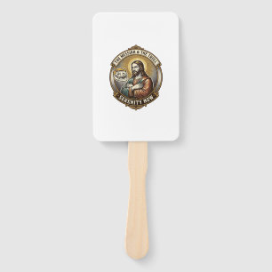 Jesus Crossing Arms Internet Troll Face Emoji Humo Hand Fan