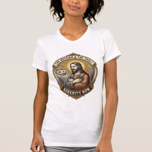 Jesus Crossing Arms Internet Troll Face Emoji Humo T-Shirt