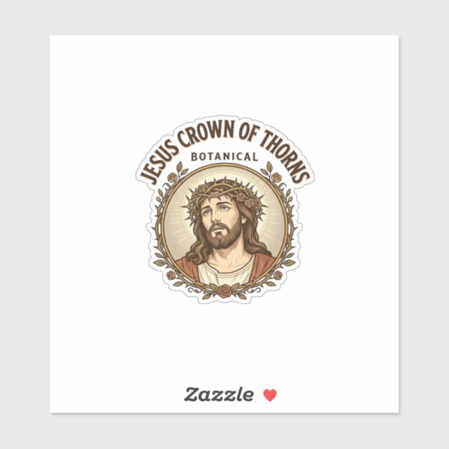 Jesus Crown Of Thorns Botanical Jesus Crown Thorns (Sheet)