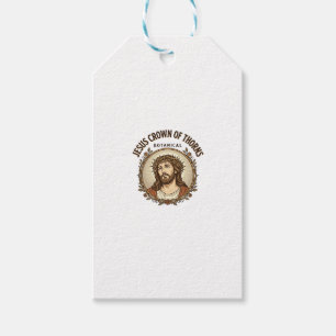 Jesus Crown Of Thorns Botanical Jesus Crown Thorns Gift Tags