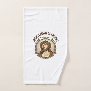 Jesus Crown Of Thorns Botanical Jesus Crown Thorns Hand Towel