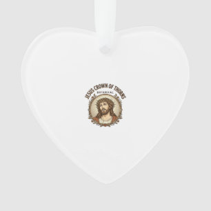 Jesus Crown Of Thorns Botanical Jesus Crown Thorns Ornament