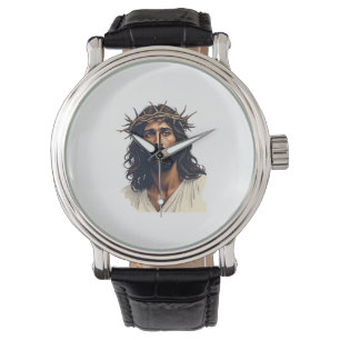 Jesus Crown of Thorns Vintage Engraving Shirt (1) Watch