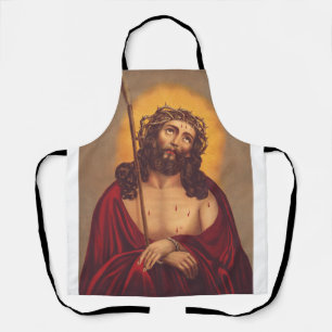 Jesus Crowned With Thorns Sorrowful Art Apron