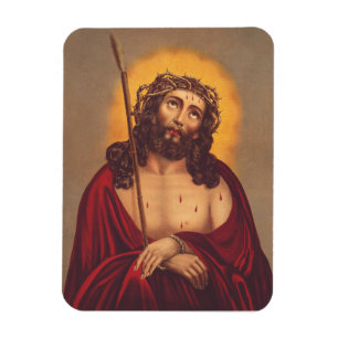 Jesus Crowned With Thorns Sorrowful Art Magnet