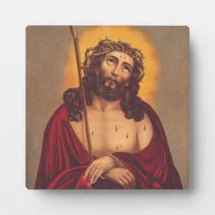 Jesus Crowned With Thorns Sorrowful Art Plaque