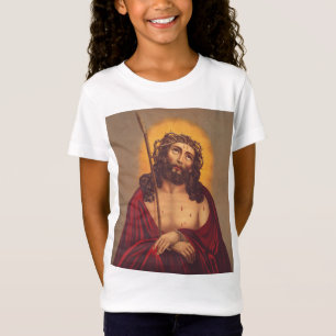 Jesus Crowned With Thorns Sorrowful Art T-Shirt