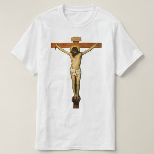 Jesus Crucifix Passion of Christ T-Shirt (Design Front)