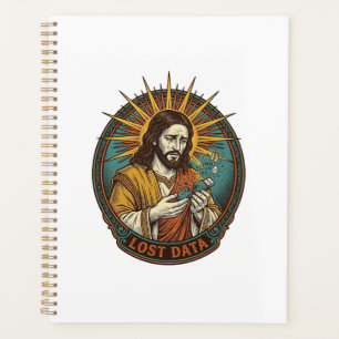 Jesus Crushed USB Flash Drive Lost Data Humor_1 Planner