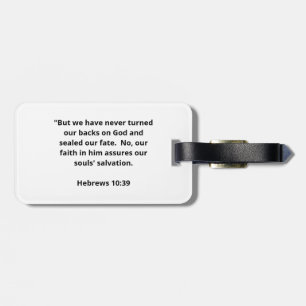 Jesus > Culture Tee – Bold Faith. Simple Truth. Luggage Tag