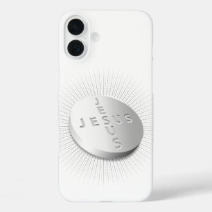 Jesus Cures Pill - Christian Religious Faith Pray  iPhone 16 Plus Case