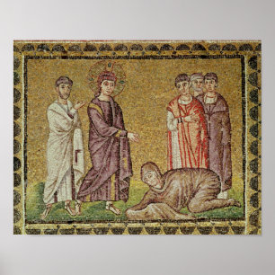 Jesus Cures the Woman who Bleeds Poster