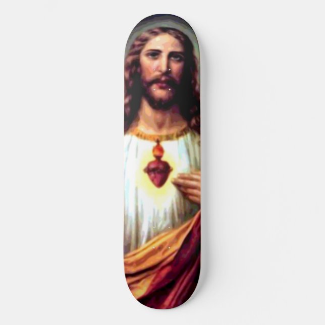 Jesus Custom Pro Slider Board Skateboard (Front)
