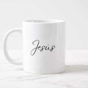 'Jesus' Daily Devotion Quiet Mornings Reflection Large Coffee Mug