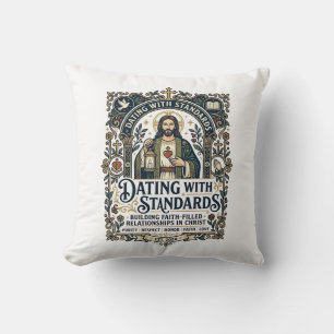 Jesus Dating Christian Relationship Humour Shirt F Cushion