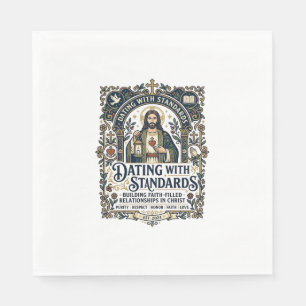 Jesus Dating Christian Relationship Humour Shirt F Napkin