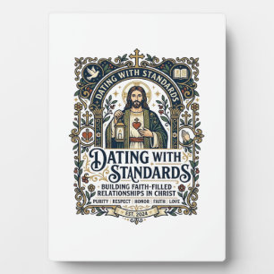 Jesus Dating Christian Relationship Humour Shirt F Plaque