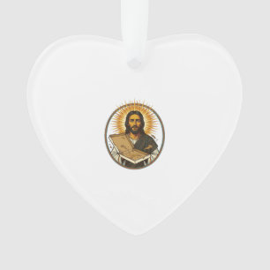 Jesus Deceived By Empty Pizza Box Party Food Humou Ornament