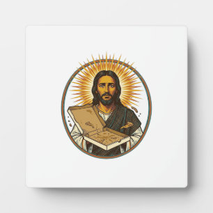Jesus Deceived By Empty Pizza Box Party Food Humou Plaque