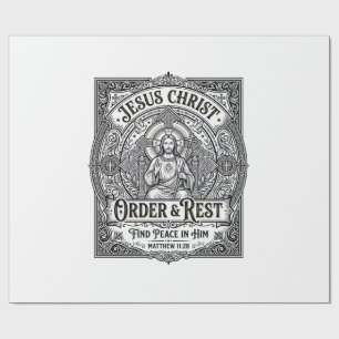Jesus Declutter Clean Home Shirt Christian Graphic Wrapping Paper