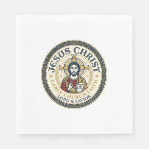Jesus Desert Fathers Ancient Christian T-Shirt Ins Napkin
