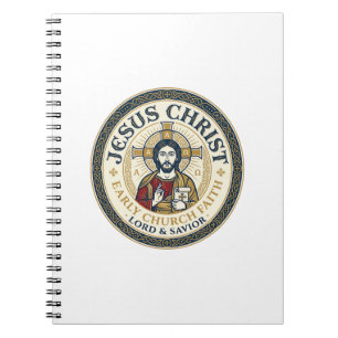 Jesus Desert Fathers Ancient Christian T-Shirt Ins Notebook