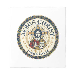 Jesus Desert Fathers Ancient Christian T-Shirt Ins Notepad