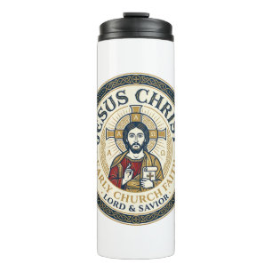 Jesus Desert Fathers Ancient Christian T-Shirt Ins Thermal Tumbler