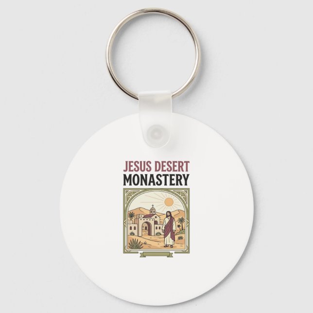 Jesus Desert Monastery Jesus Desert Monastery Chri Key Ring (Front)