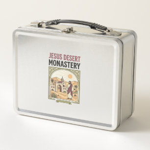 Jesus Desert Monastery Jesus Desert Monastery Chri Metal Lunch Box