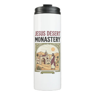 Jesus Desert Monastery Jesus Desert Monastery Chri Thermal Tumbler