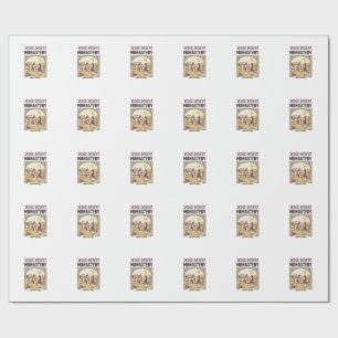 Jesus Desert Monastery Jesus Desert Monastery Chri Wrapping Paper