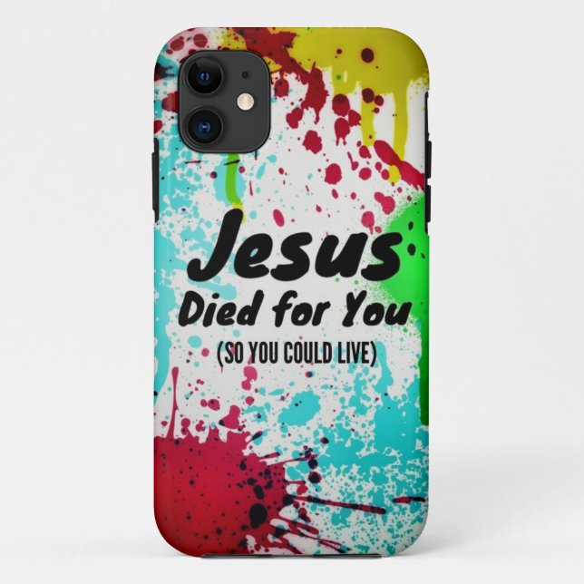 Jesus died for you! - iPhone 5 case (Back)