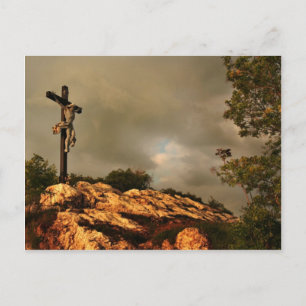 Jesus Died on the Cross Postcard