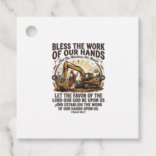 Jesus Diesel Mechanic Heavy Equipment Shirt Faith Favour Tags