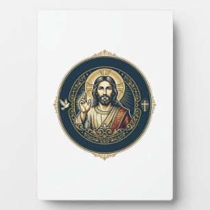 Jesus Digital Artist iPad Art T-Shirt Inspirationa Plaque
