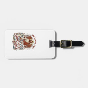 Jesus Disability Encouragement T-Shirt Inspiration Luggage Tag