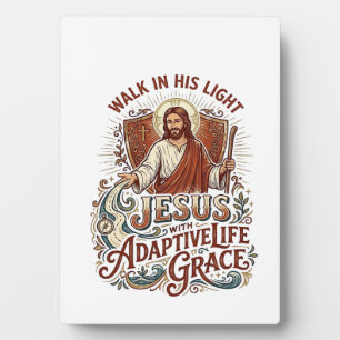 Jesus Disability Encouragement T-Shirt Inspiration Plaque