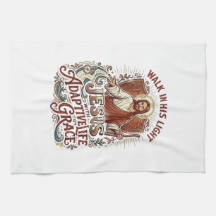 Jesus Disability Encouragement T-Shirt Inspiration Tea Towel