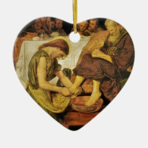 Jesus Disciple's Feet Ceramic Tree Decoration