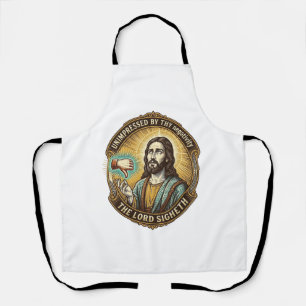 Jesus Dislike Button Social Media Hater Troll Humo Apron