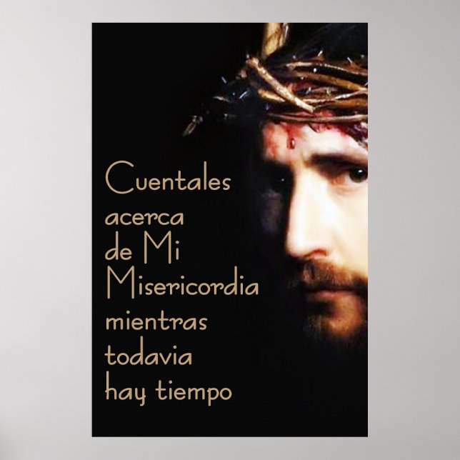 Jesus Divina Misericordia Spanish Espanol Poster (Front)