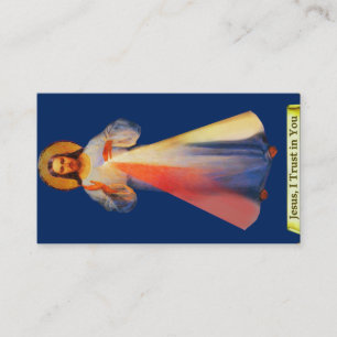 Jesus Divine Mercy Customisable Business Card